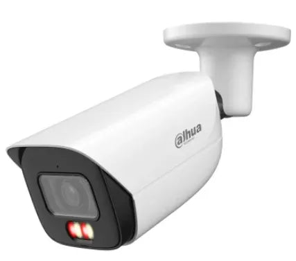 WIZSENSE SERIES IP CAMERA WHITE AI 8MP/4K H.264/4+/5/5+ DOME 120 WDR METAL 2.8MM FIXED LENS STARLIGHT IR+WARM LED 30M POE IP67 BUILT IN MIC AUDIO IN AUDIO OUT 1 X ALARM IN 1 X ALARM OUT SUPPORT UP TO 512GB SD IK10 12VDC
