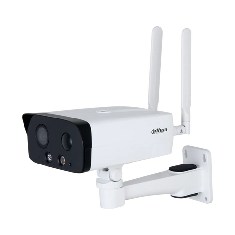WIZSENSE SERIES IP CAMERA WHITE 4G 4MP H.264/4+/5/5+ BULLET 120 WDR PLASTIC/METAL 2.8MM FIXED LENS STARLIGHT IR+WHITE LED 30M IP67 BUILT IN MIC AUDIO IN AUDIO OUT 1 X ALARM IN 1 X ALARM OUT SUPPORT UP TO 256GB SD 12VDC