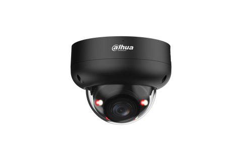 WIZSENSE SERIES IP CAMERA BLACK AI 8MP/4K H.264/4+/5/5+ DOME 120 WDR METAL 2.8MM FIXED LENS STARLIGHT IR+WARM LED 50M POE IP67 BUILT IN MIC AUDIO IN AUDIO OUT 1 X ALARM IN 1 X ALARM OUT SUPPORT UP TO 512GB SD IK10 12VDC