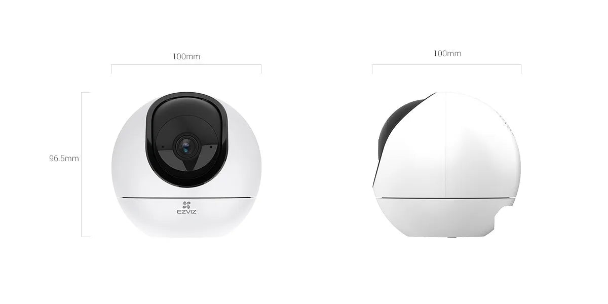 EZVIZ H6 5MP 3K Indoor Lifestyle Wifi Camera Pan/Tilt with Auto Zoom Tracking