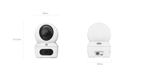 EZVIZ H7C Dual 4MP Pan & Tilt Wi-Fi Camera One Tap Calling AI Shape Detection