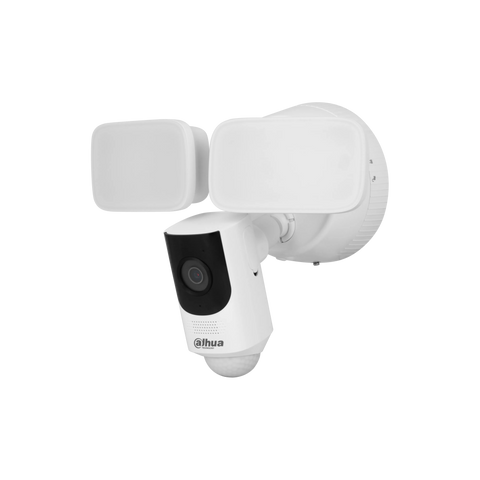 WIFI SERIES IP CAMERA WHITE 4MP H.264/4+/5/5+ PIR DIGITAL WDR METAL 2.8MM FIXED LENS WITH FLOOD LIGHT IR 10M IP65 BUILT IN MIC SUPPORT UP TO 256GB SD 240VAC