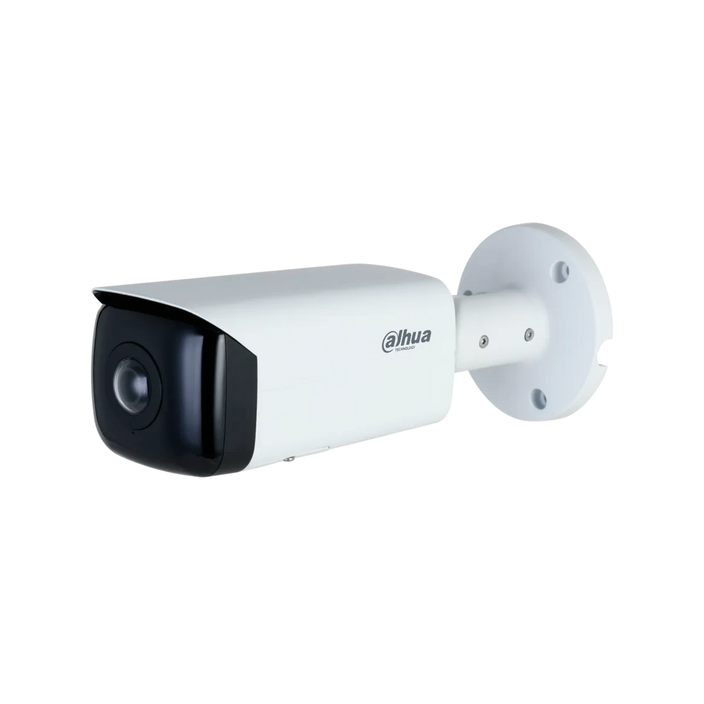 WIZSENSE SERIES IP CAMERA WHITE 180?ø PANORAMIC 4MP H.264/4+/5/5+ BULLET 120 WDR METAL 2.1MM FIXED LENS STARLIGHT IR 20M POE IP67 BUILT IN MIC AUDIO IN AUDIO OUT 1 X ALARM IN 1 X ALARM OUT SUPPORT UP TO 256GB SD 12VDC
