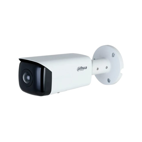WIZSENSE SERIES IP CAMERA WHITE 180?ø PANORAMIC 4MP H.264/4+/5/5+ BULLET 120 WDR METAL 2.1MM FIXED LENS STARLIGHT IR 20M POE IP67 BUILT IN MIC AUDIO IN AUDIO OUT 1 X ALARM IN 1 X ALARM OUT SUPPORT UP TO 256GB SD 12VDC